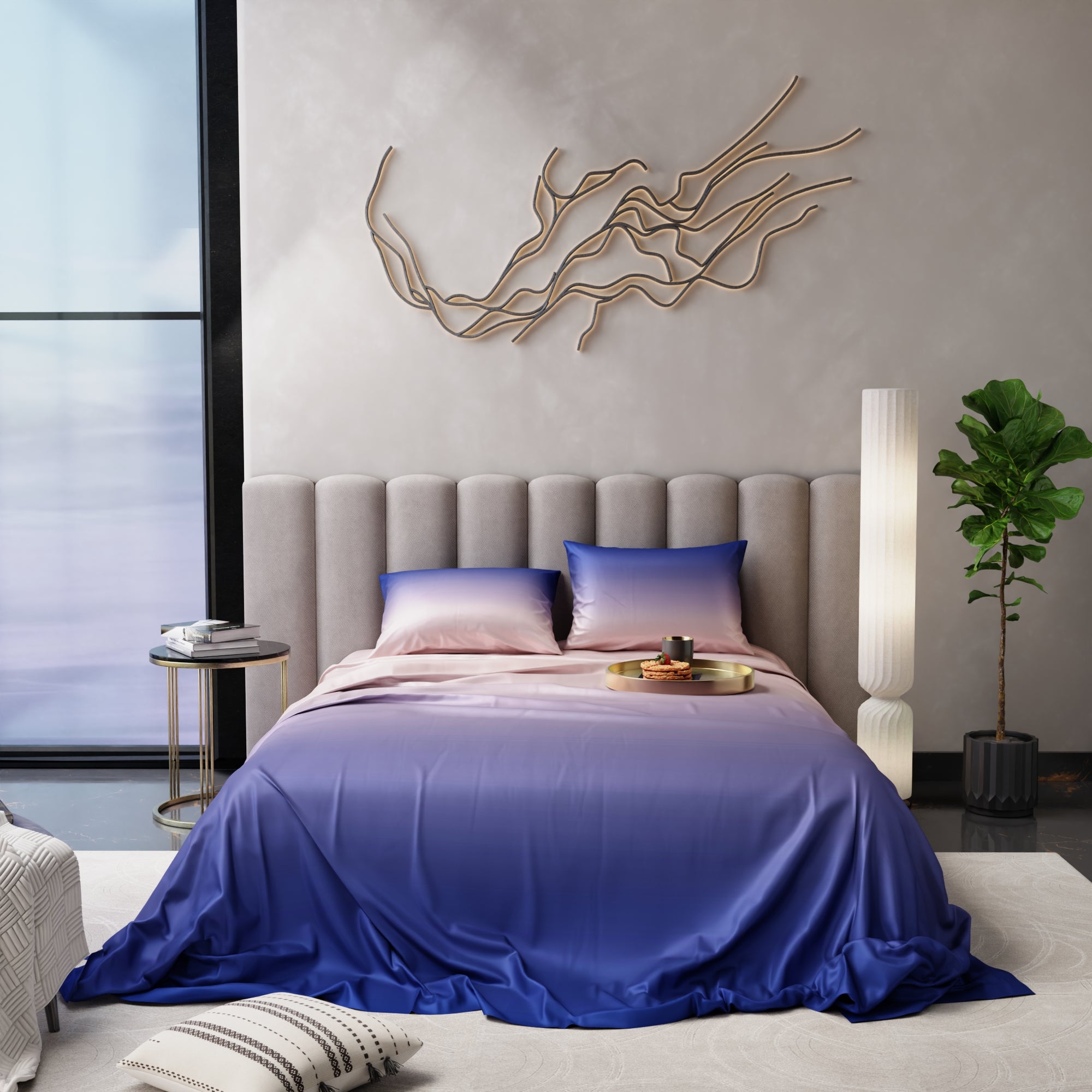 Evening Glow Bedsheet Set