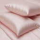 Silk-Like Blushing Pink Pillow Covers - Set of 2