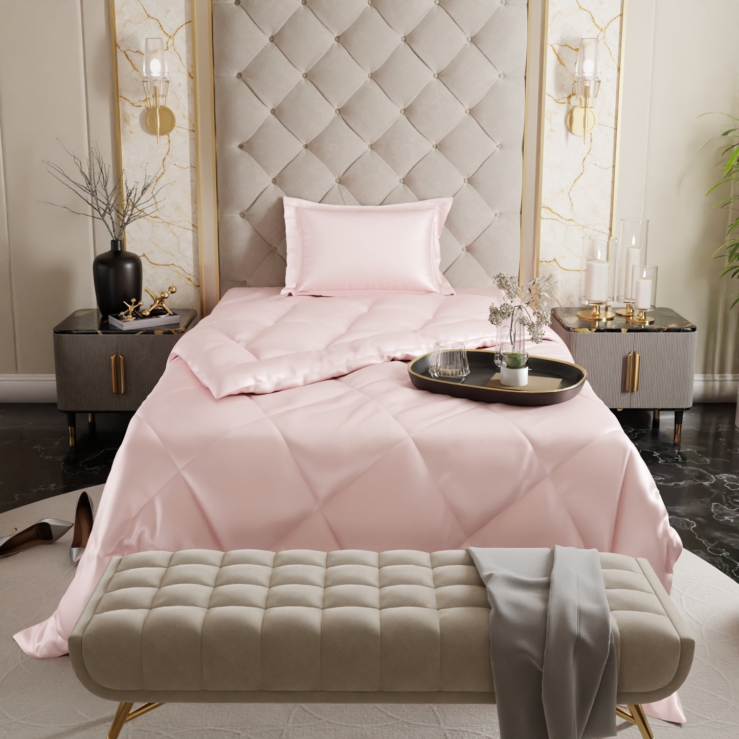 Blushing Pink Comforter