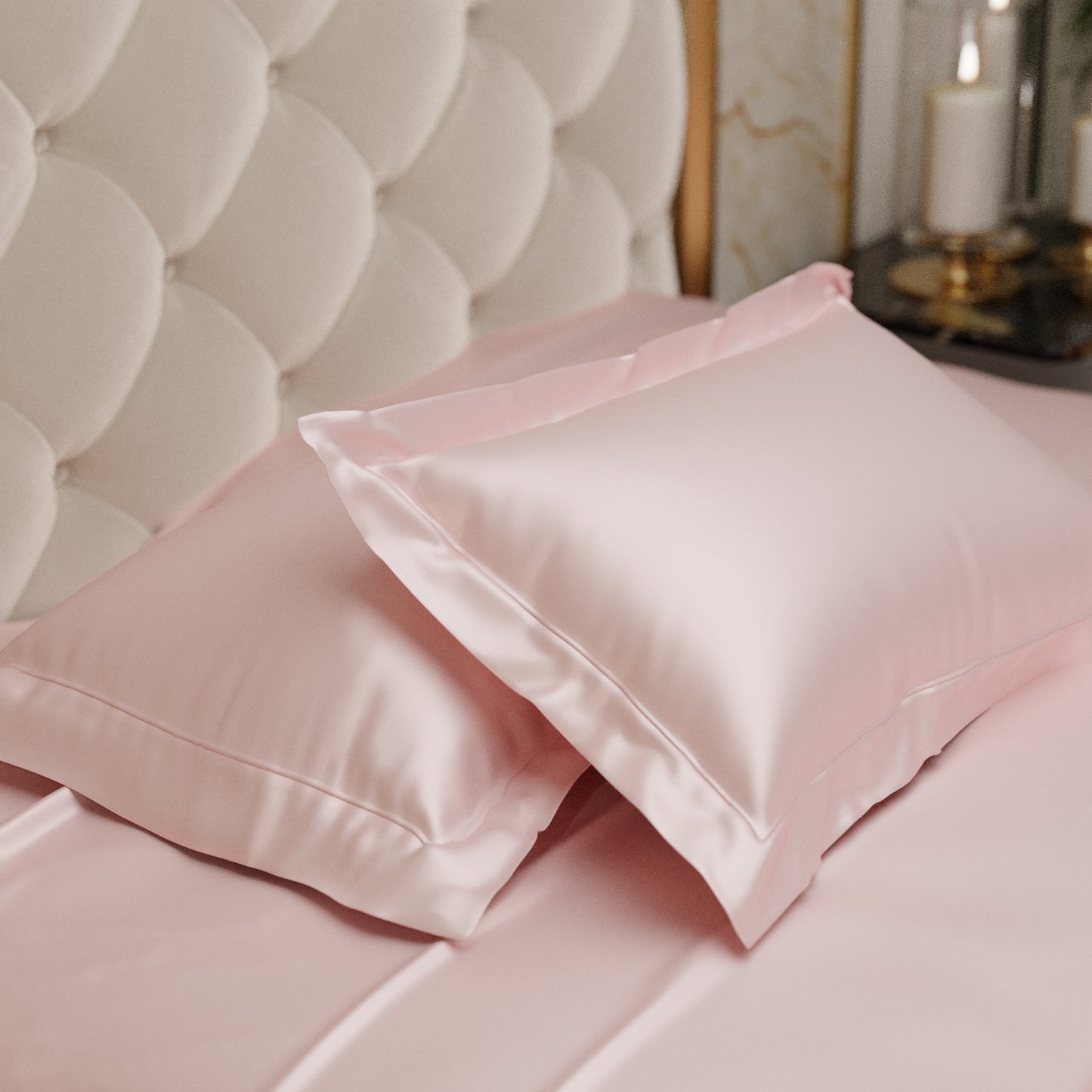 Blushing Pink Pillow Covers - Set of 2