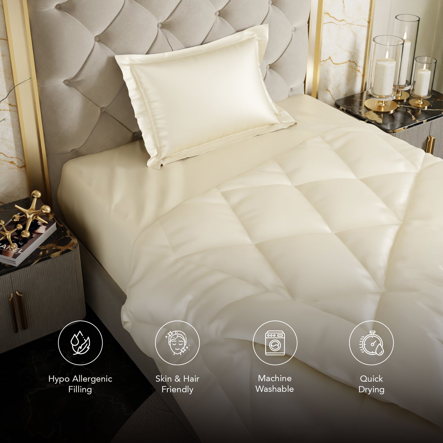 Charming Ivory Comforter