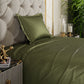 Olive Oasis Flat Bedsheet Set