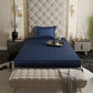 Mystique Blue Fitted Bedsheet Set