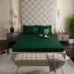 Emerald Green Fitted Bedsheet Set