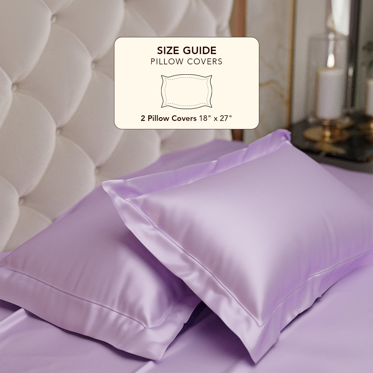 Lilac Affair Pillow Covers - Set of 2