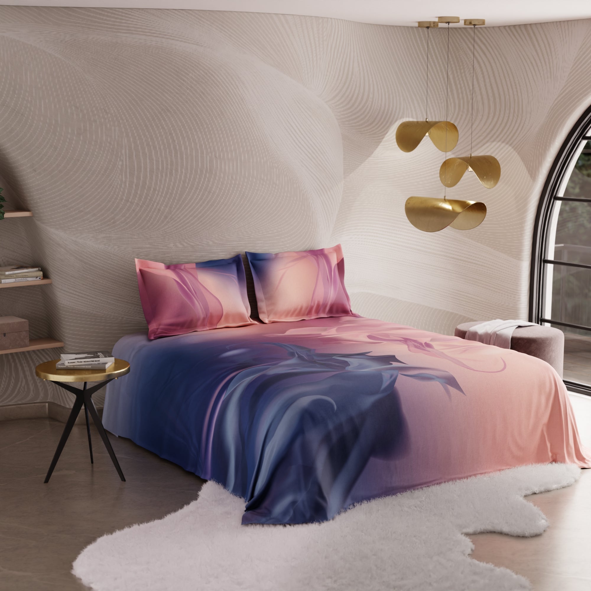 Sunset Stage 100% Cotton	Bedsheet Set