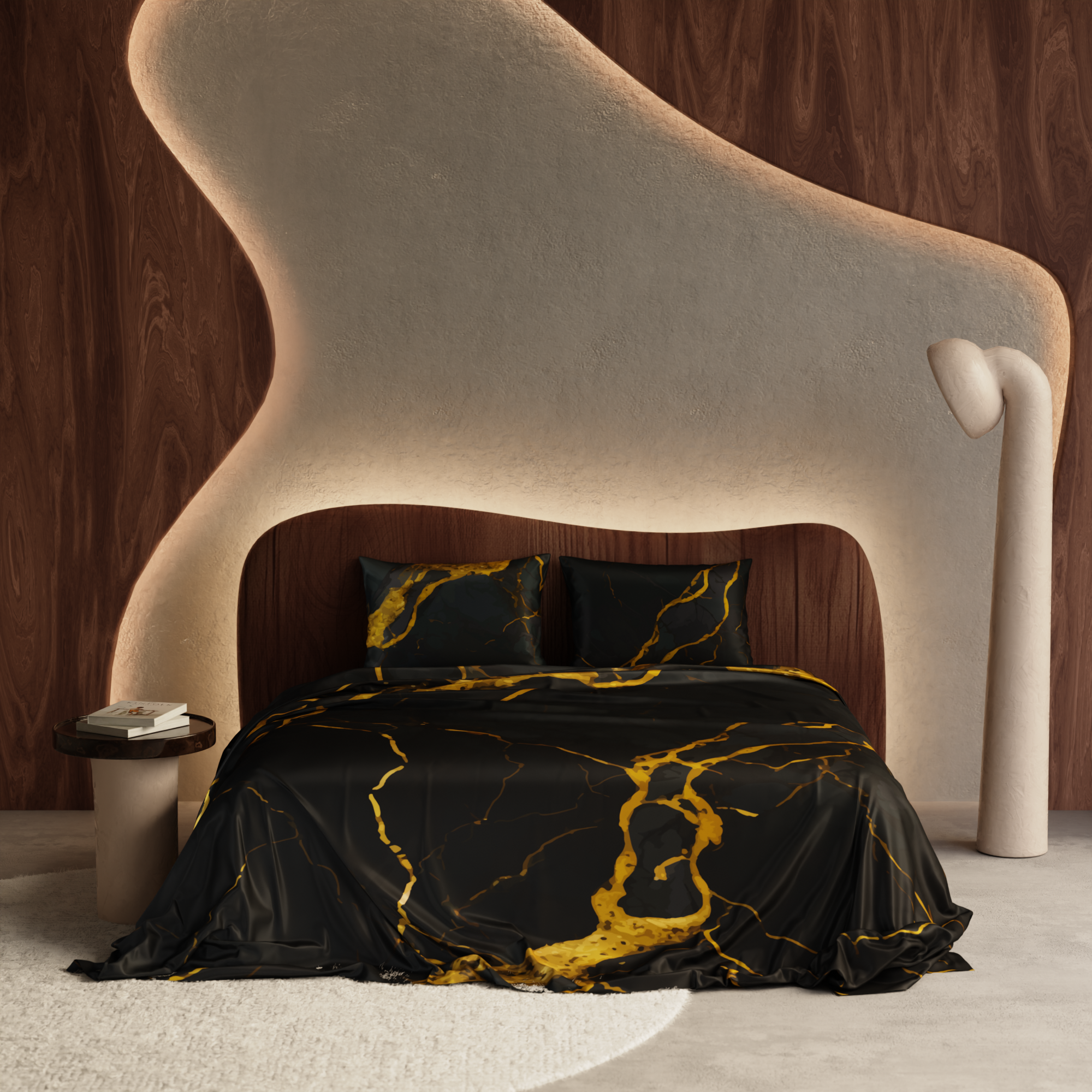 Embers in the Dark Bedsheet Set