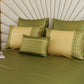 Regal Olive 6 Piece Bedsheet Set Combo (with fillers)