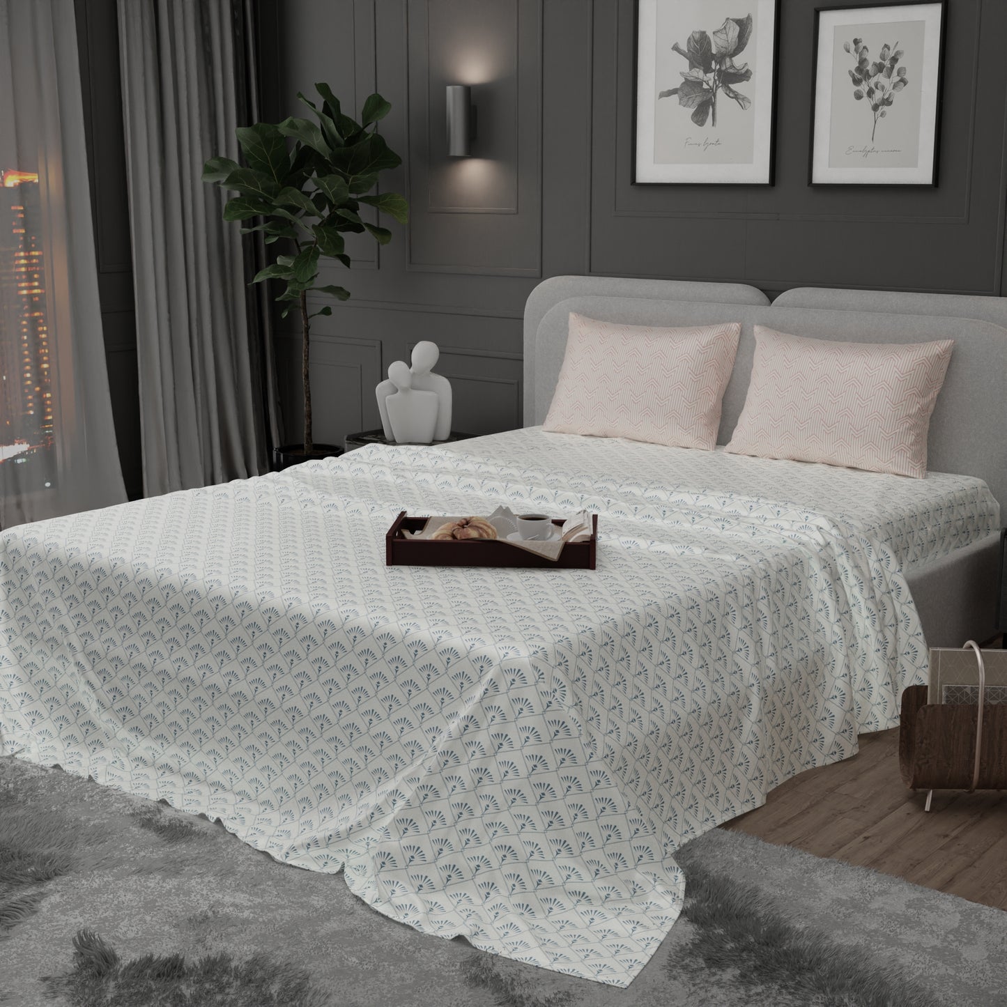 Le Fleur Mosaic Bedsheet Set