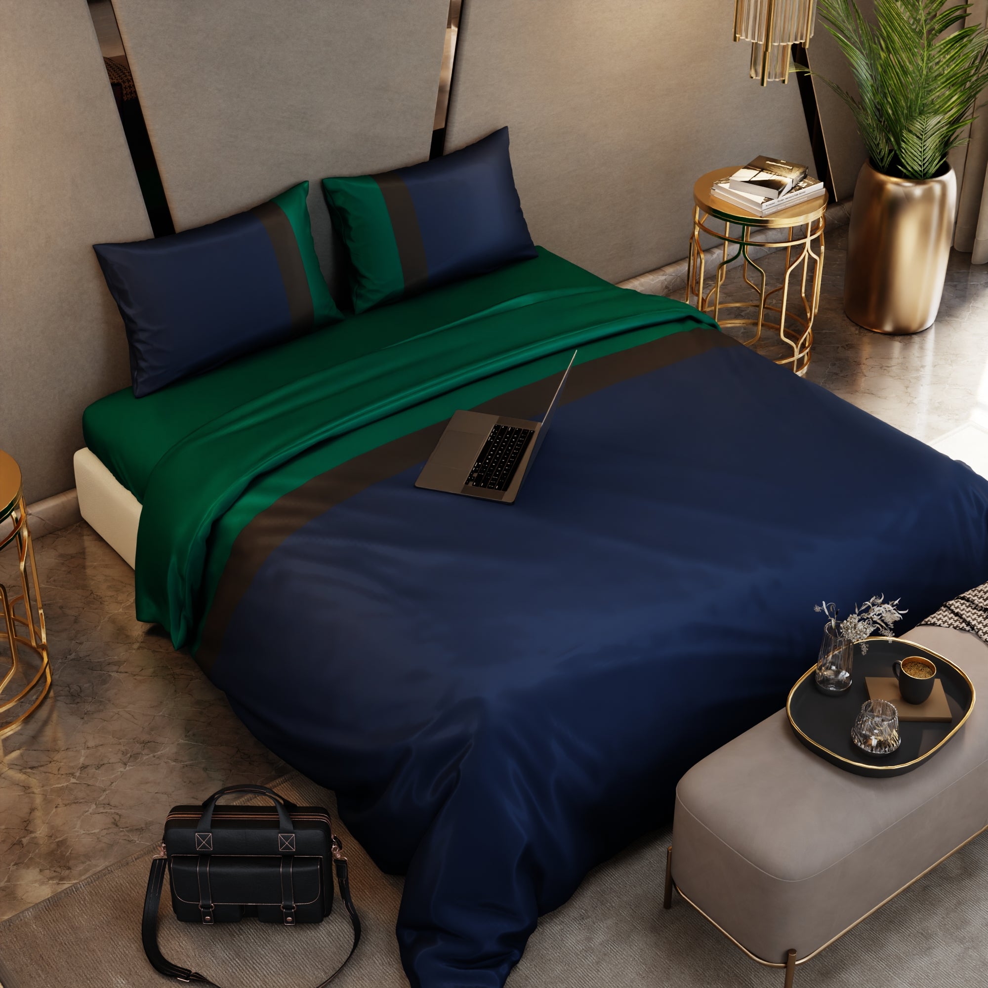 Eiffel Edge Comforter Set