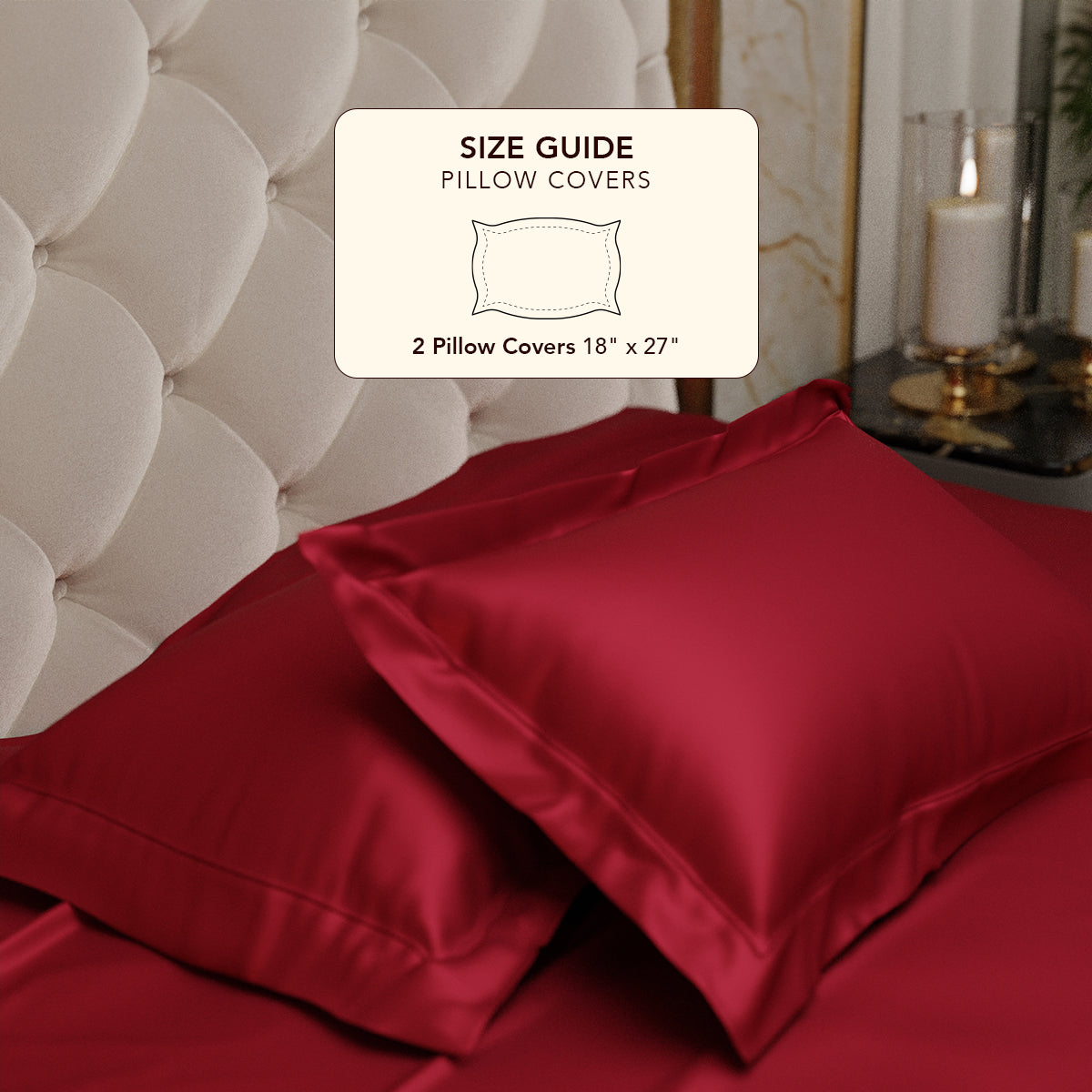 Flirty Red Pillow Covers - Set of 2