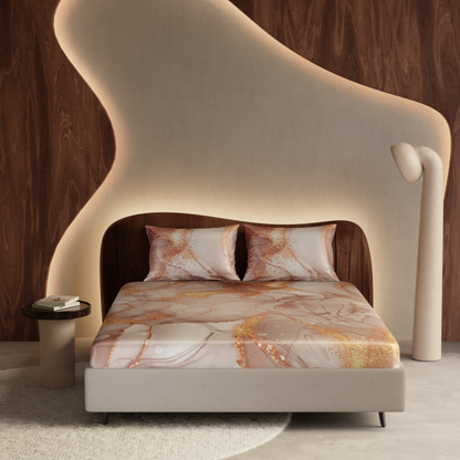 Serenade in Champagne Fitted Bedsheet Set
