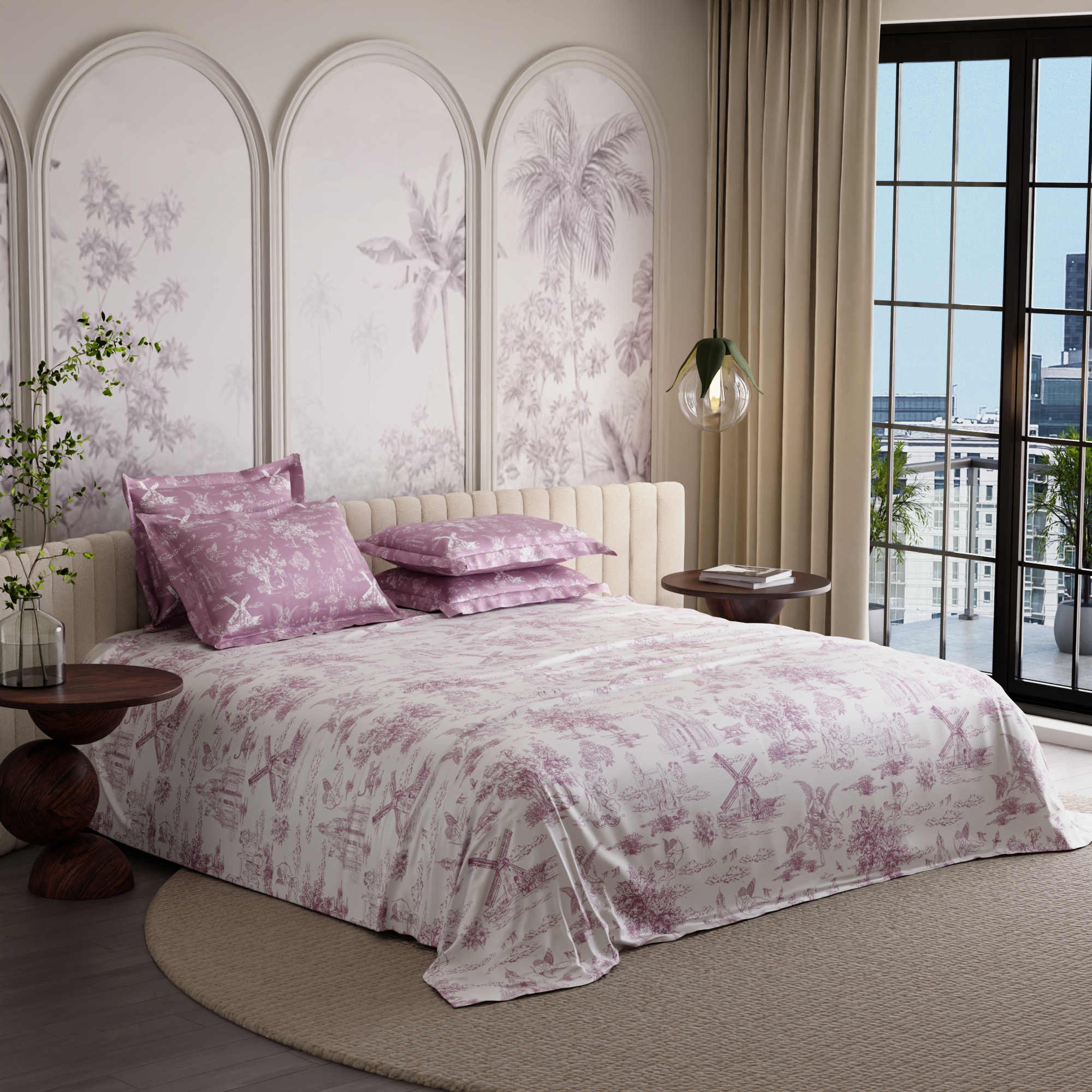 Blushwood 300TC 100% Cotton Bedsheet Set