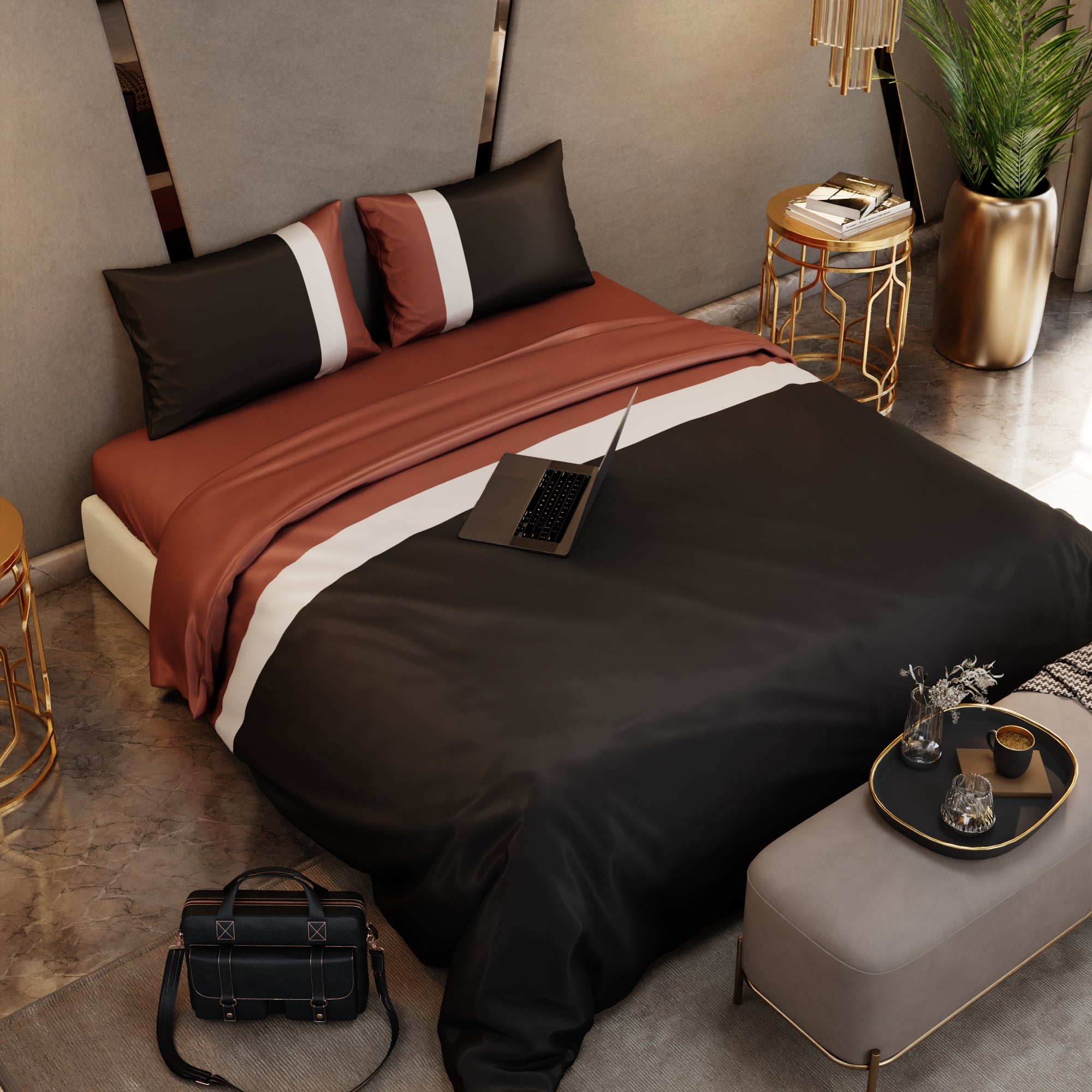 Metro Lines Comforter Set