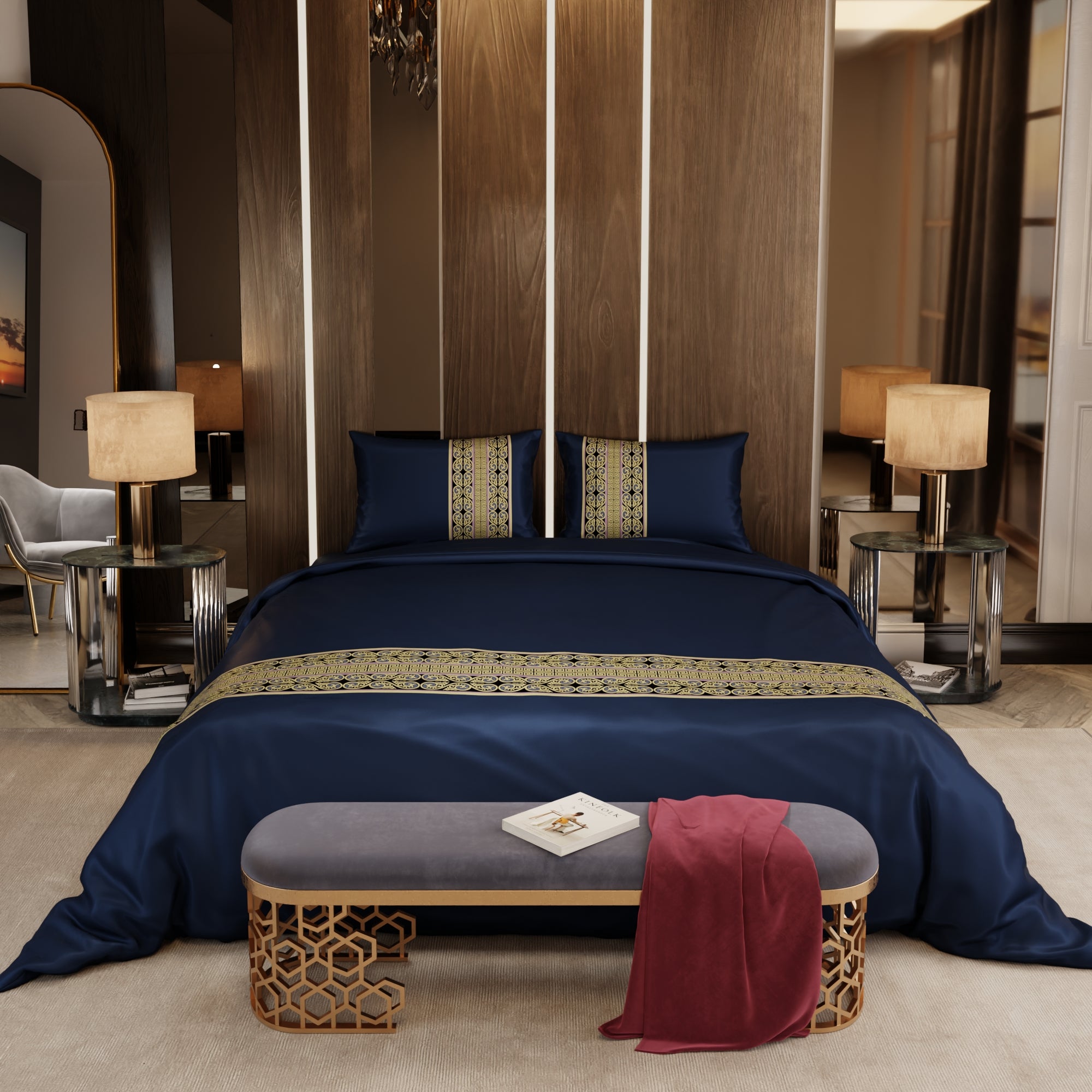 Imperial Indigo Comforter Set