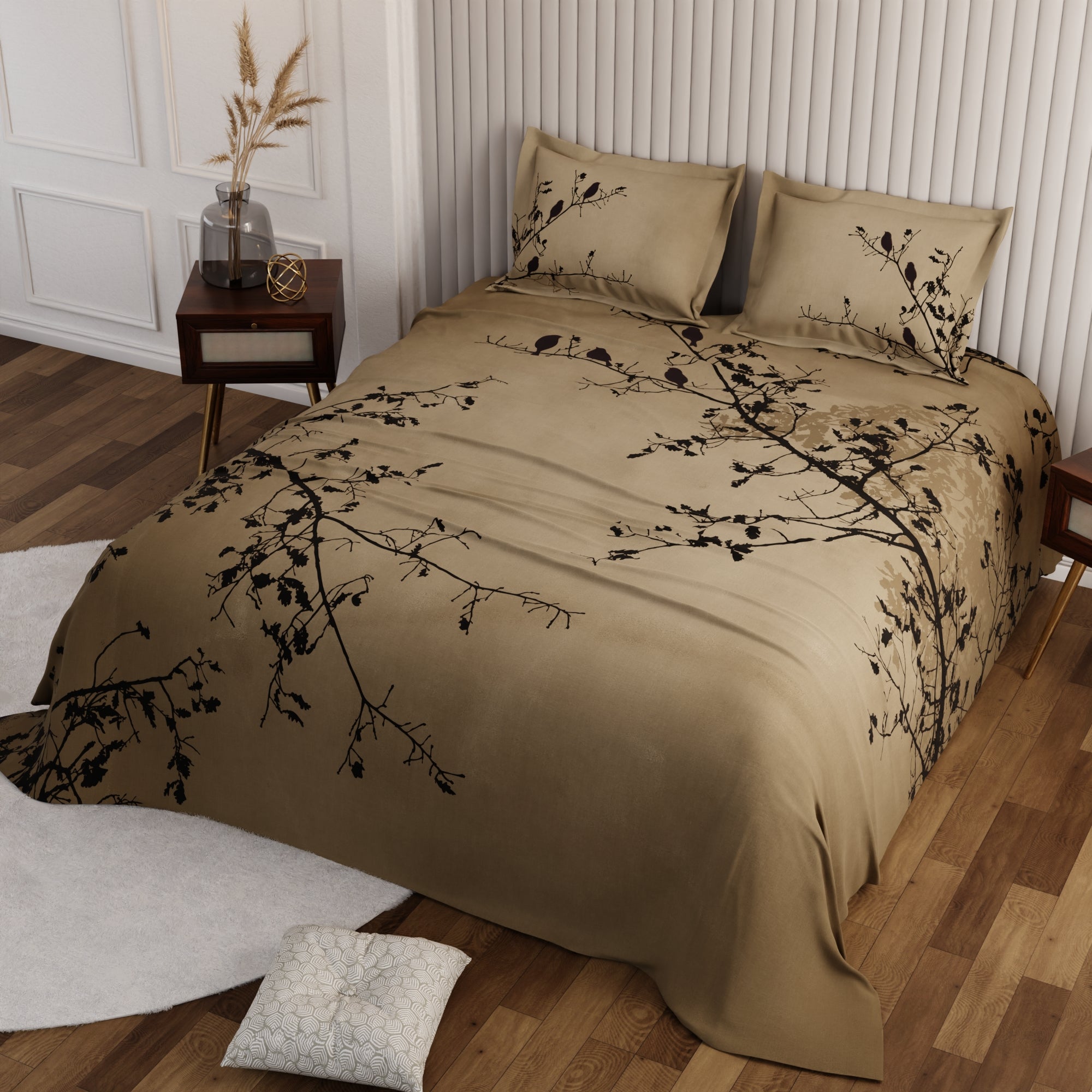 Autumn Perch Bedsheet Set