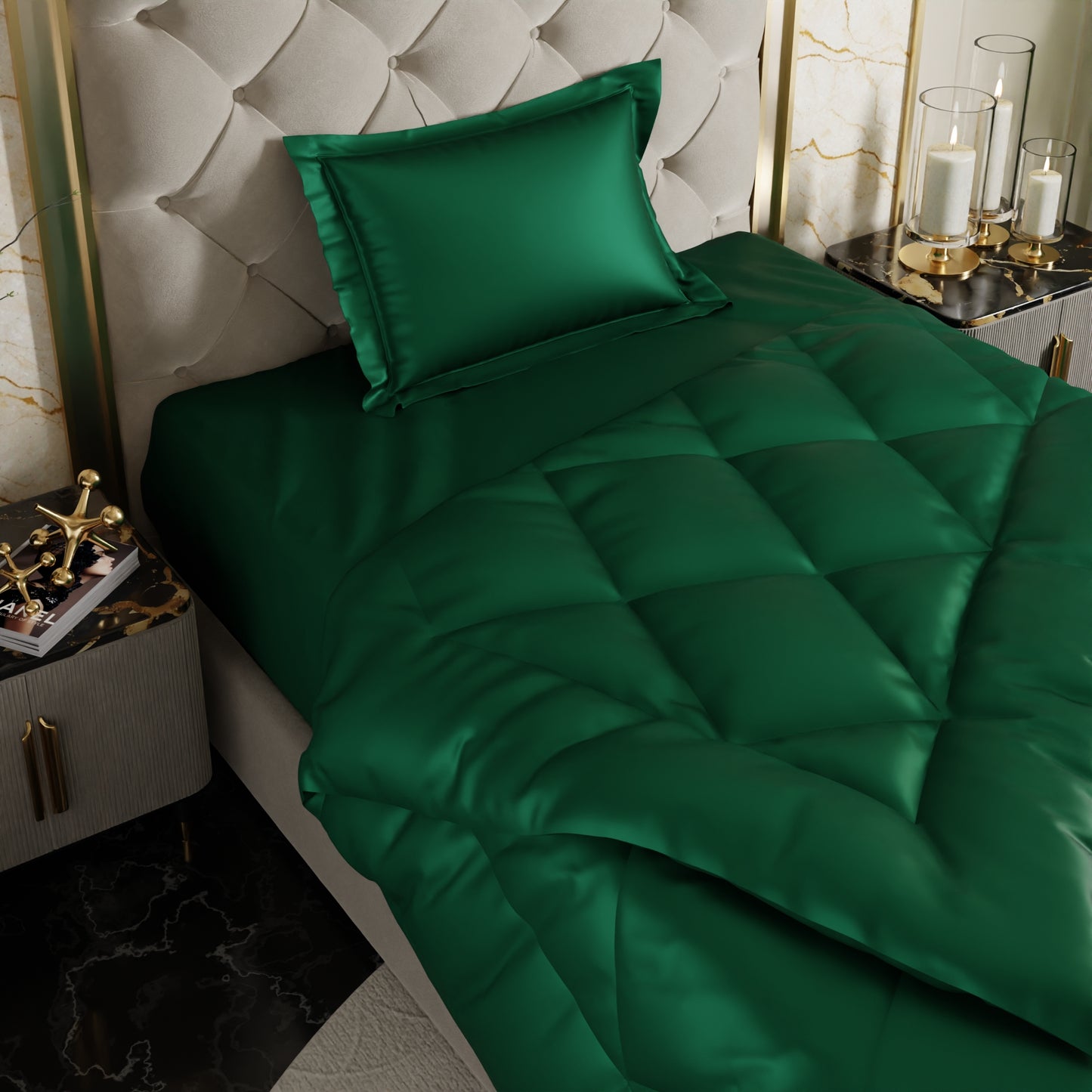 Emerald Green Bed in a Bag