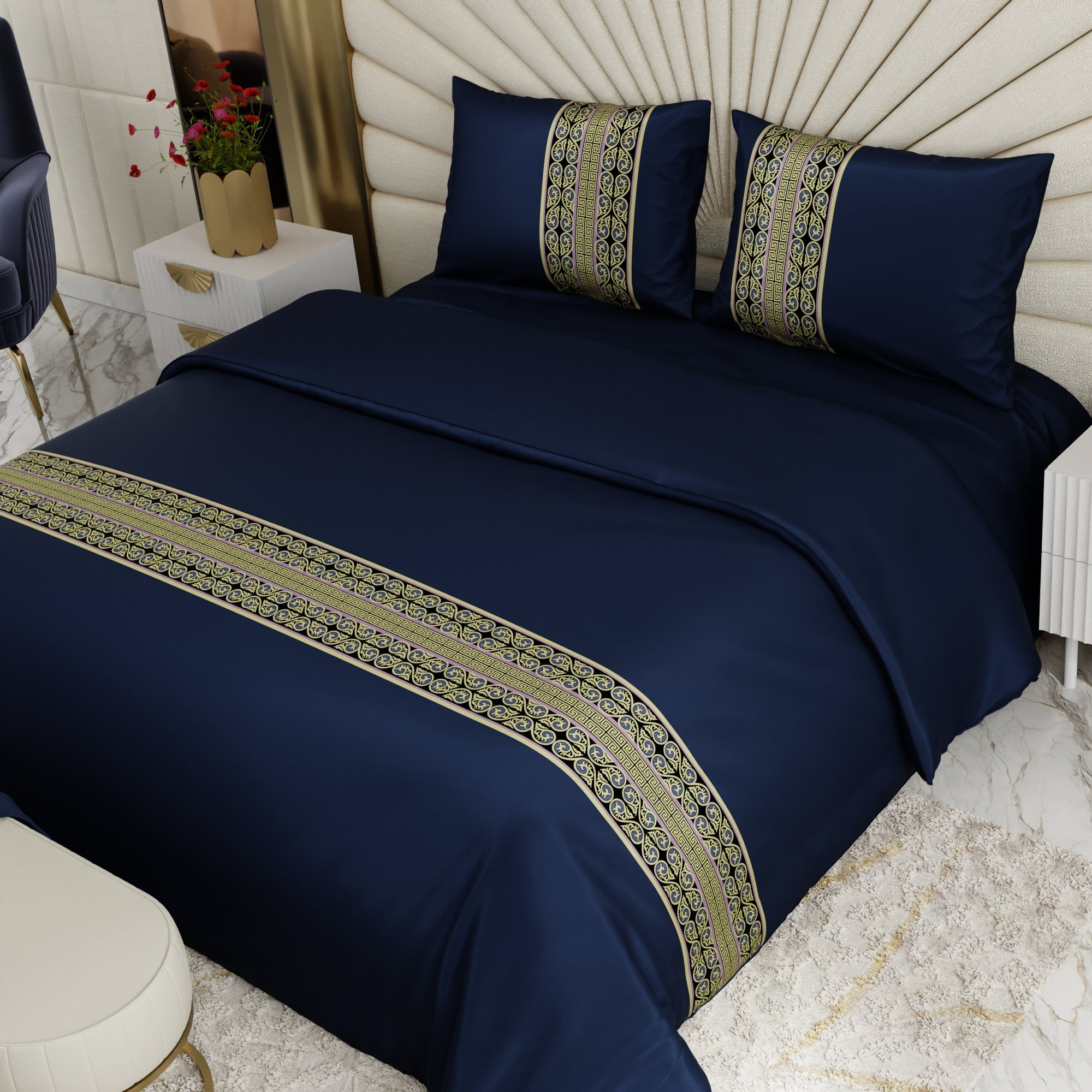 Imperial Indigo Comforter Set