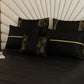 Midnight Gala 6 Piece Bedsheet Set Combo (with fillers)