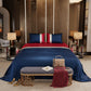 Boulevard Blue Bedsheet Set