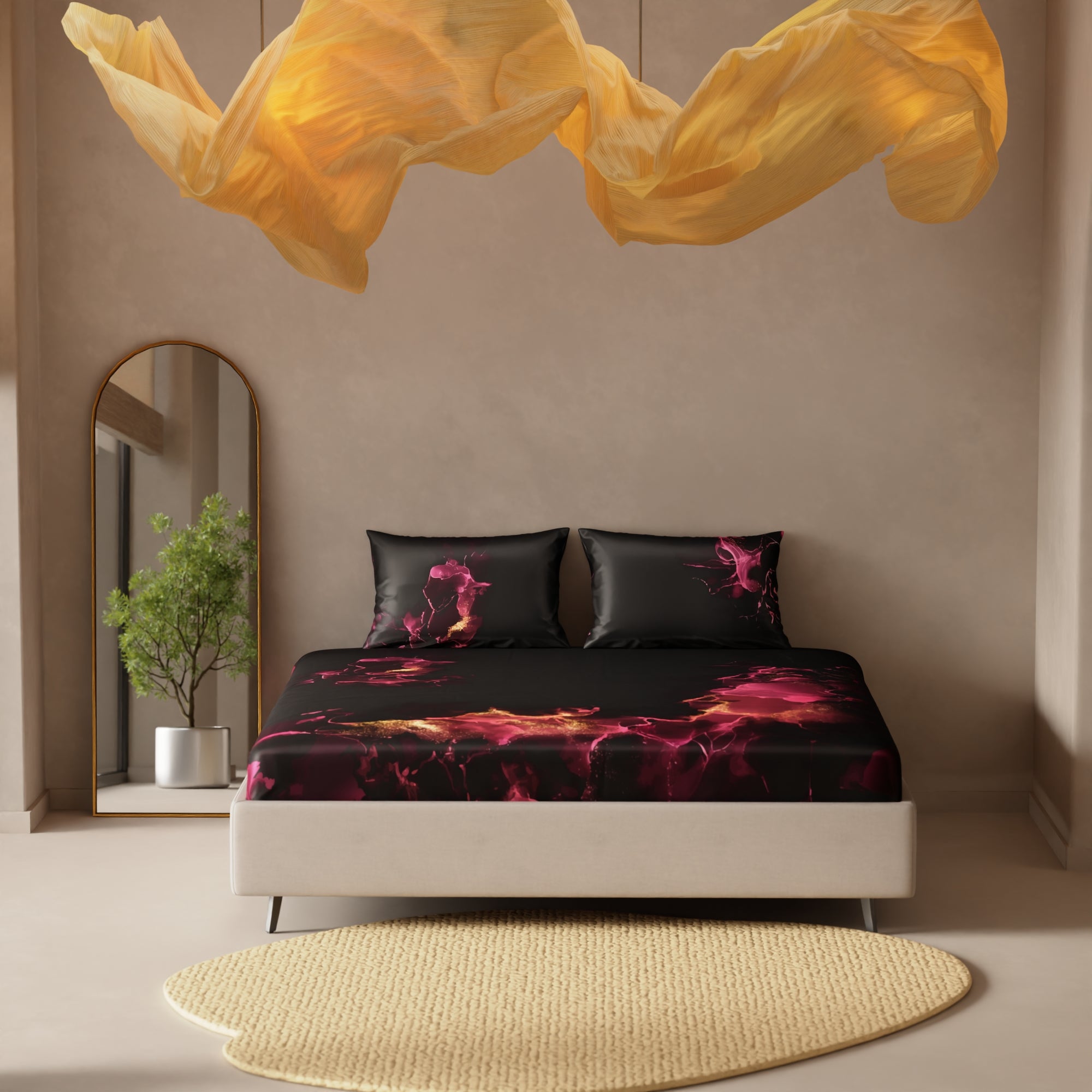 Shadows of the Flame Fitted Bedsheet Set