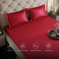 Flirty Red Fitted Bedsheet Set