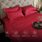 Flirty Red Flat Bedsheet Set