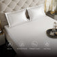 Vanilla White Fitted Bedsheet Set