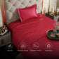 Flirty Red Flat Bedsheet Set