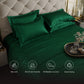 Emerald Green Flat Bedsheet Set
