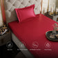 Flirty Red Fitted Bedsheet Set