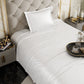 Vanilla White Flat Bedsheet Set