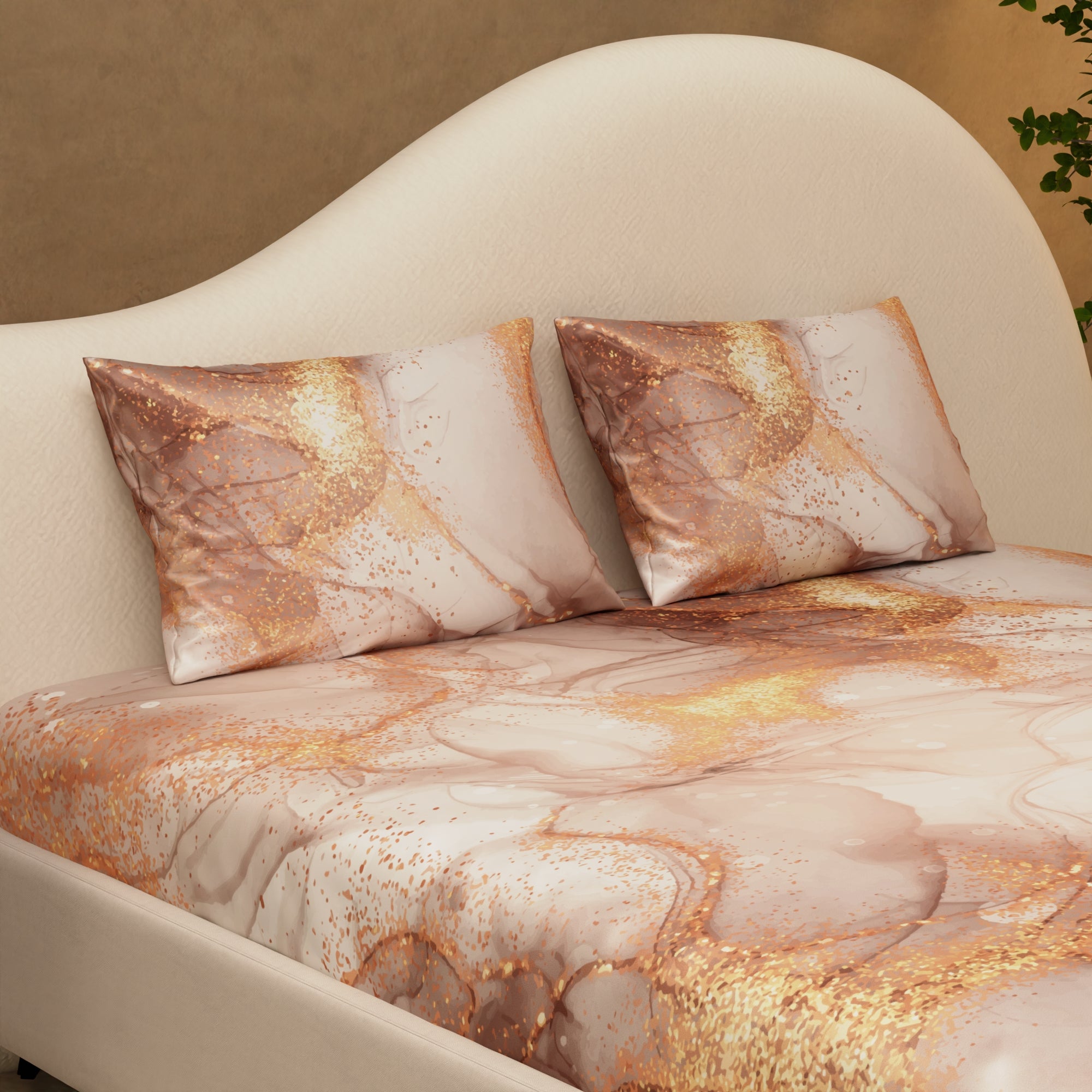 Serenade in Champagne Fitted Bedsheet Set