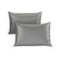 Silk-Like Harbour Mist Pillow Covers - Set of 2