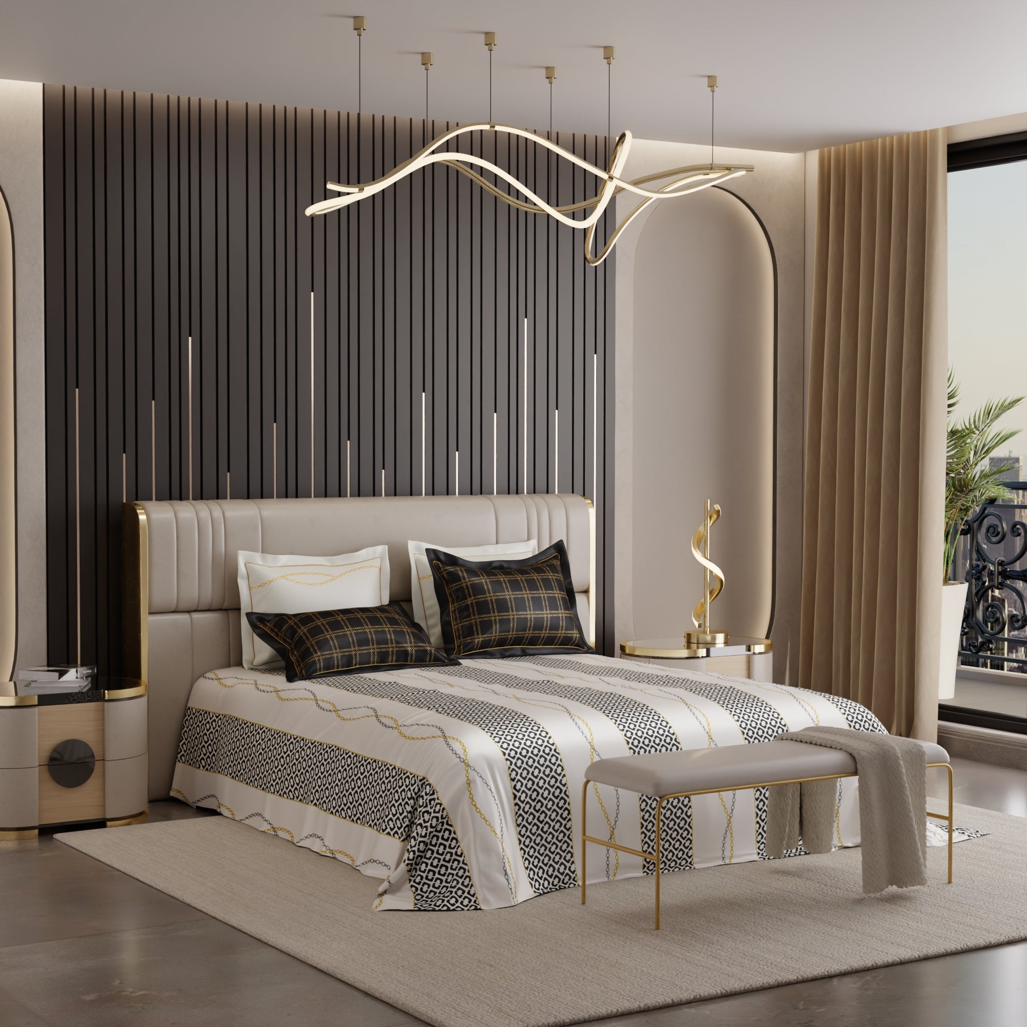 Couture Crescendo Bedsheet Set