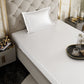 Vanilla White Fitted Bedsheet Set