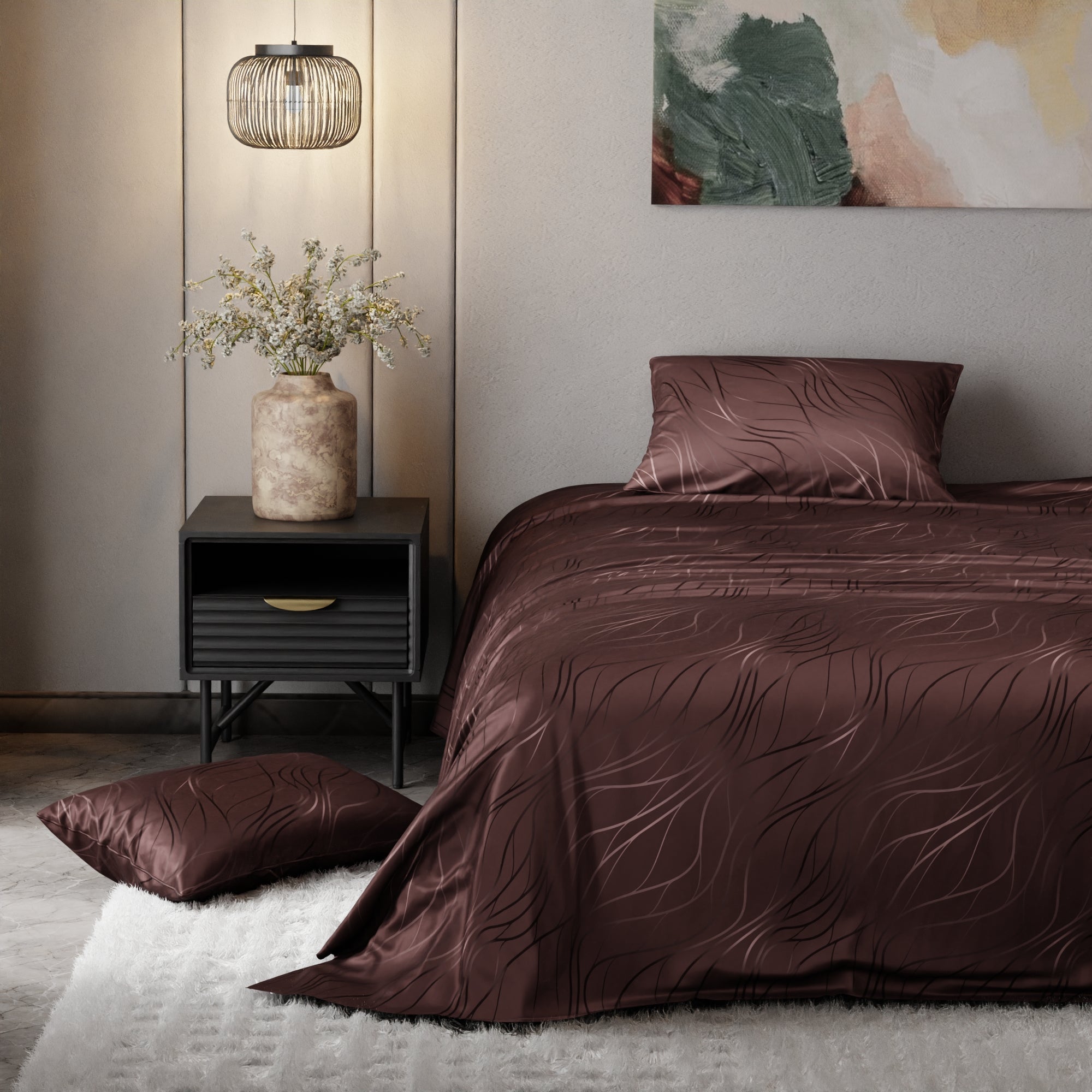 Chocolat Noir Bedsheet Set