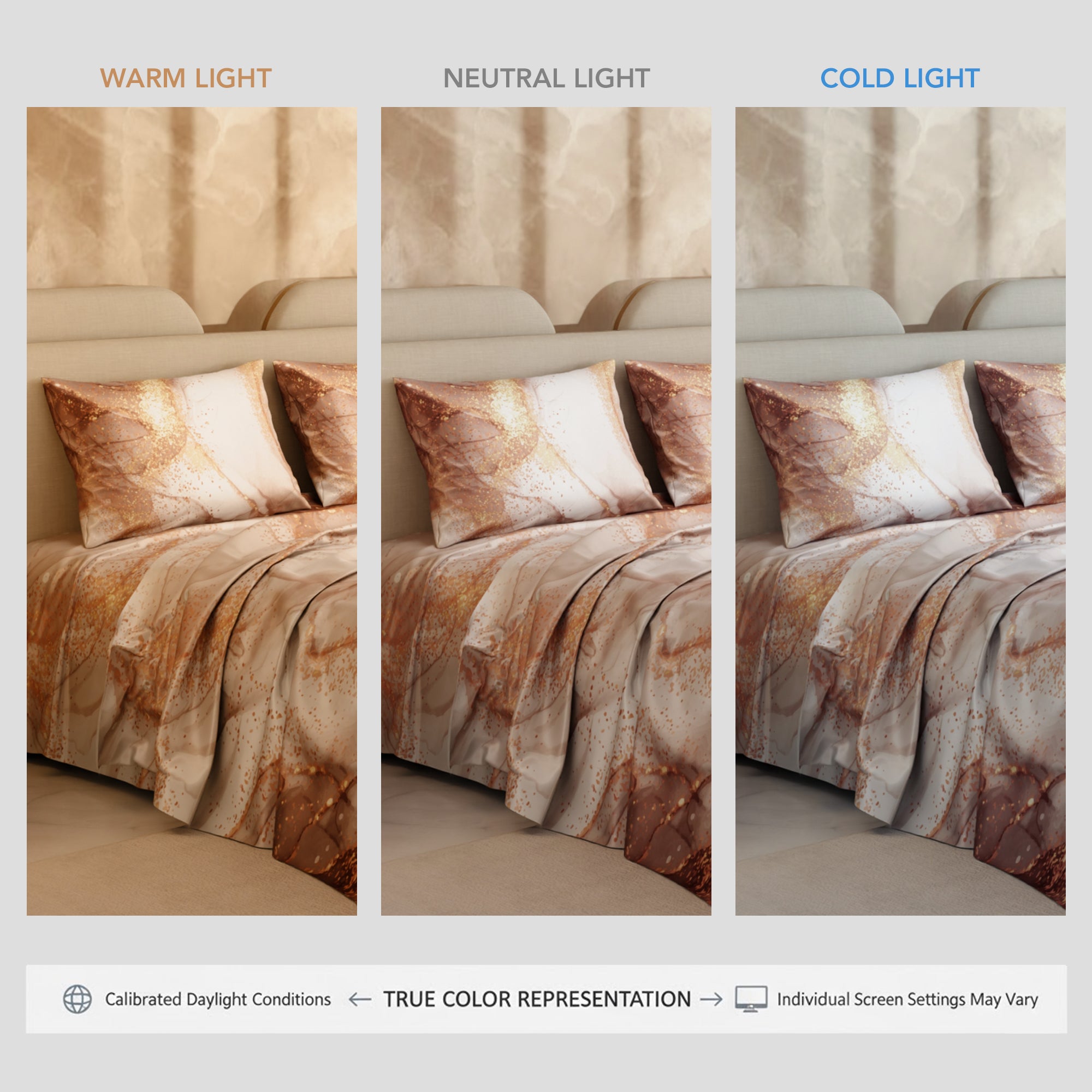 Serenade in Champagne Bedsheet Set