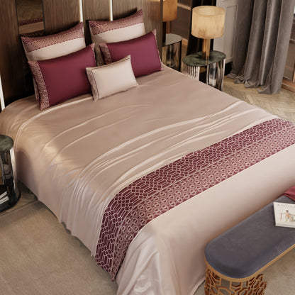 Palatial Rouge 6 Piece Bedsheet Set