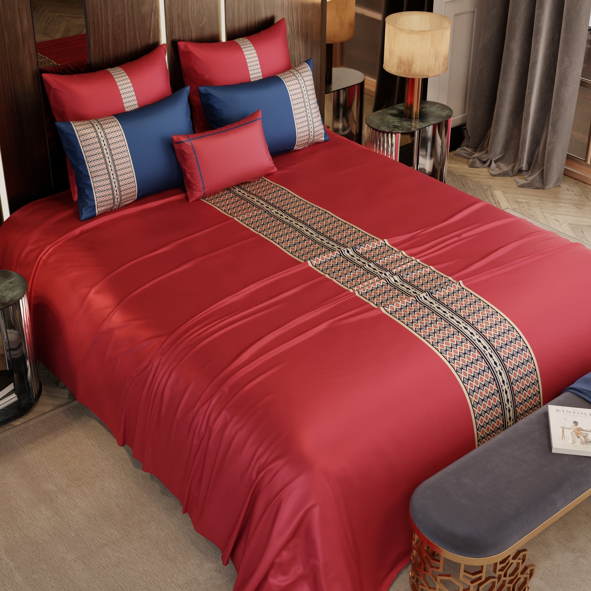 Crimson Glory 6 Piece Bedsheet Set
