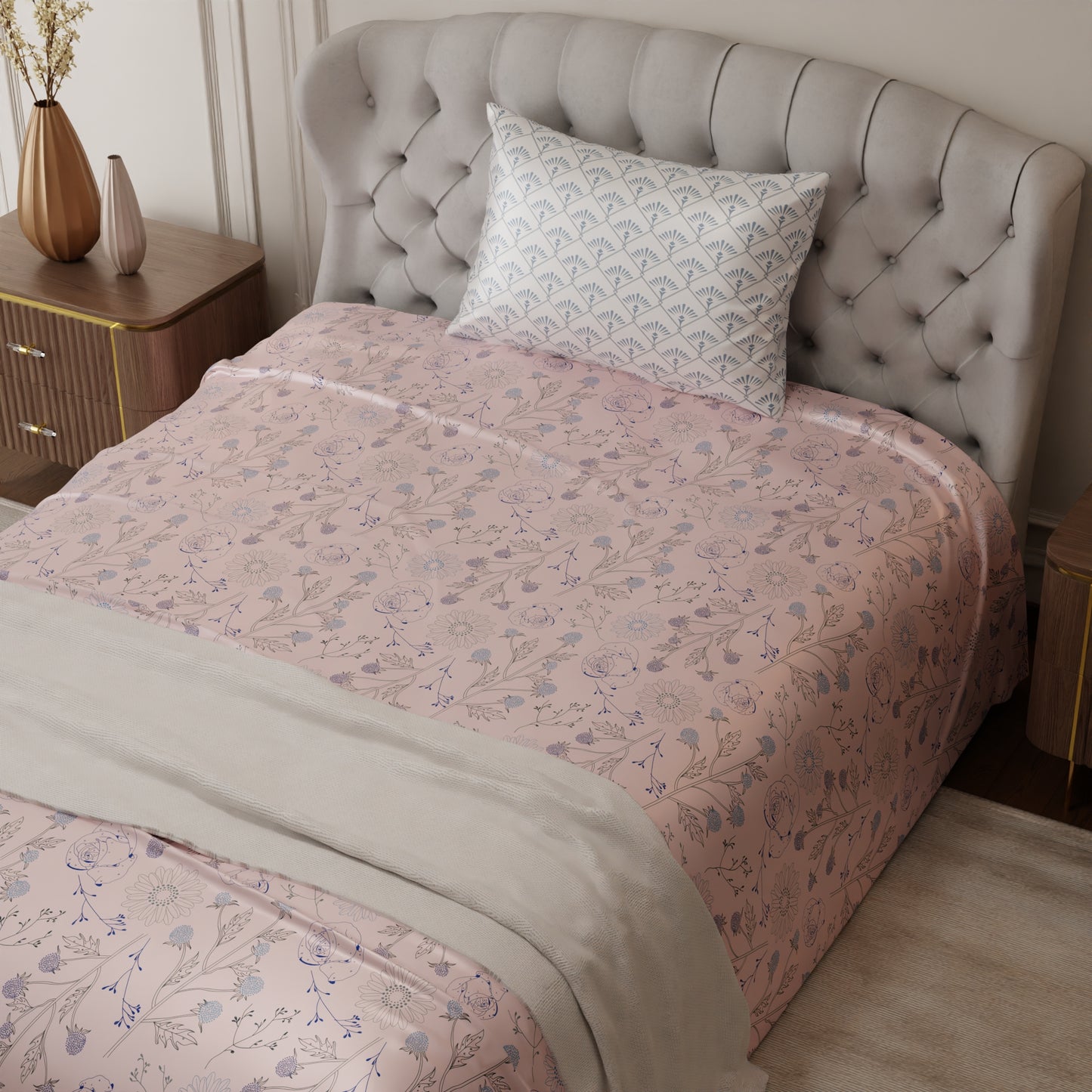 Paris Peach Fuzz Bedsheet Set