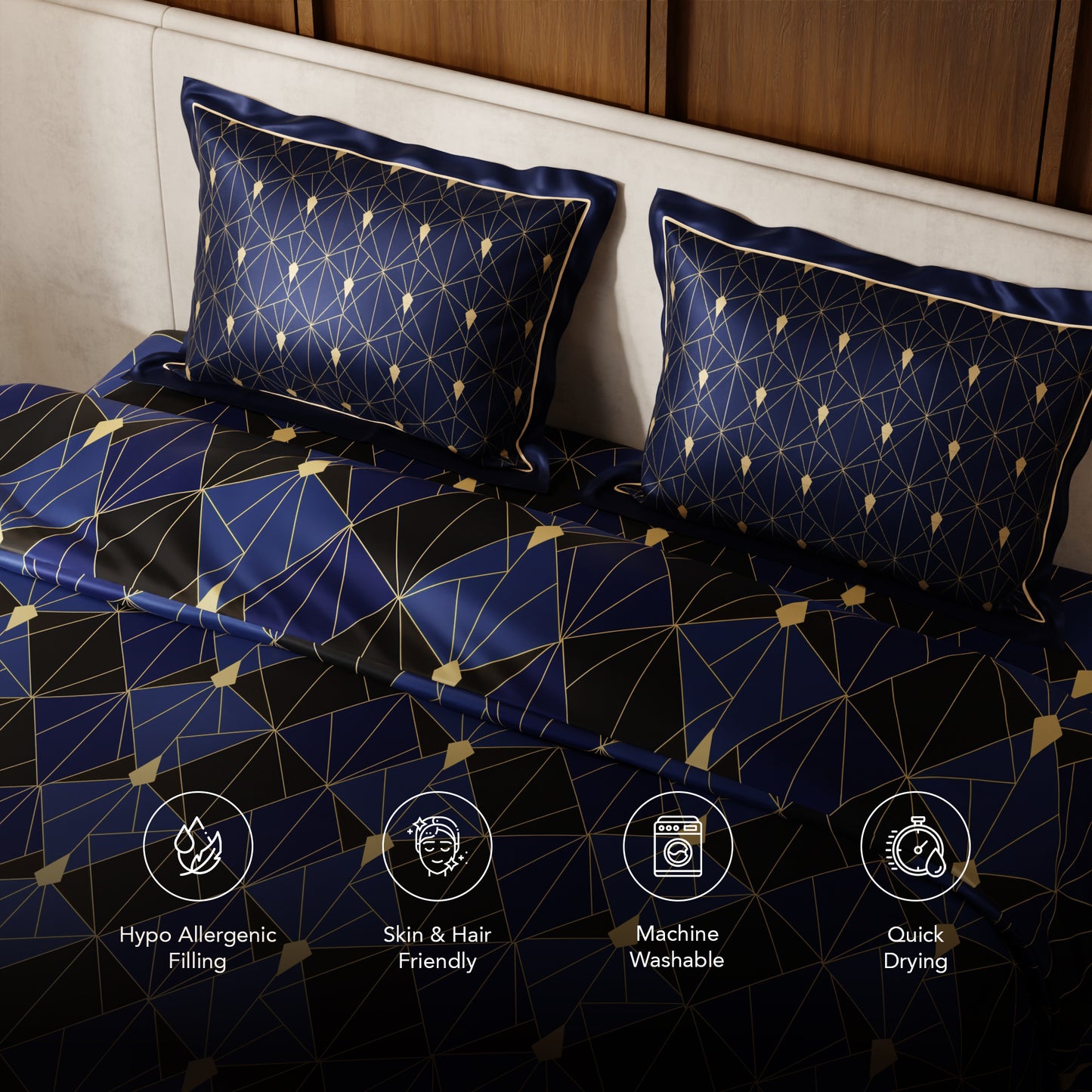 Navy Fiesta Comforter