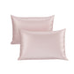 Silk-Like Blushing Pink Pillow Covers - Set of 2