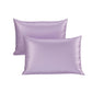 Silk-Like Lilac Affair Pillow Covers - Set of 2