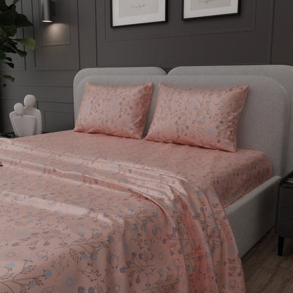 Paris Peach Fuzz Bedsheet Set