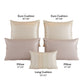 Queen's Blush 6 Piece Bedsheet Set Combo (with fillers)