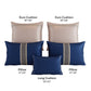 Sapphire Splendour 6 Piece Bedsheet Set Combo (with fillers)