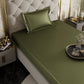 Olive Oasis Fitted Bedsheet Set