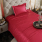 Flirty Red Flat Bedsheet Set