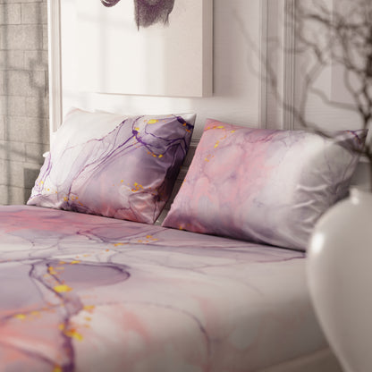 Beneath Lavender Skies Fitted Bedsheet Set